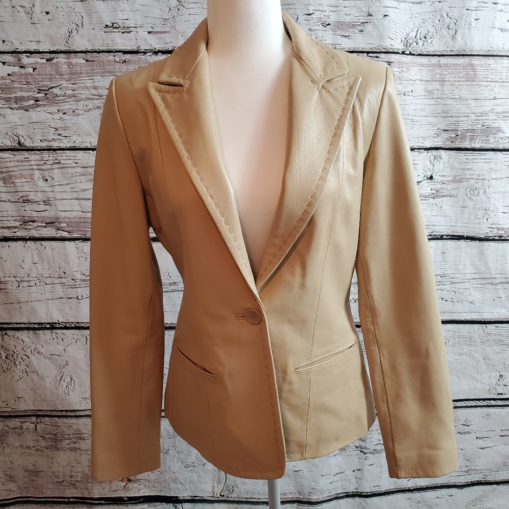 Wilsons Leather Tan Blazer
